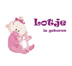 geboortesticker lotje 2